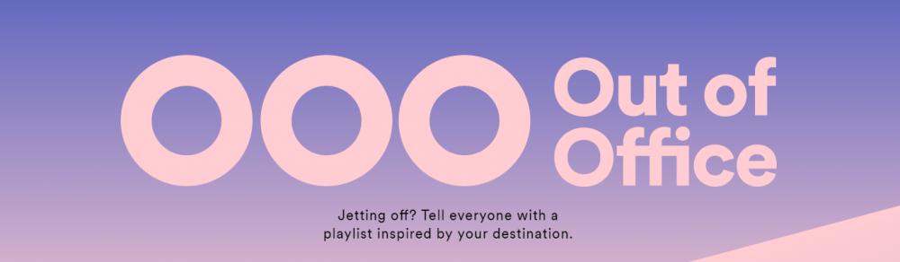 Spotify OOO Out Of Office playlist generator - RouteNote Blog