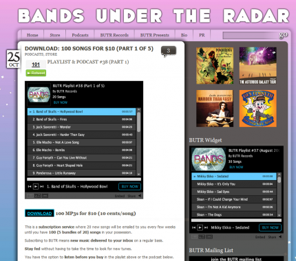 bands under the radar