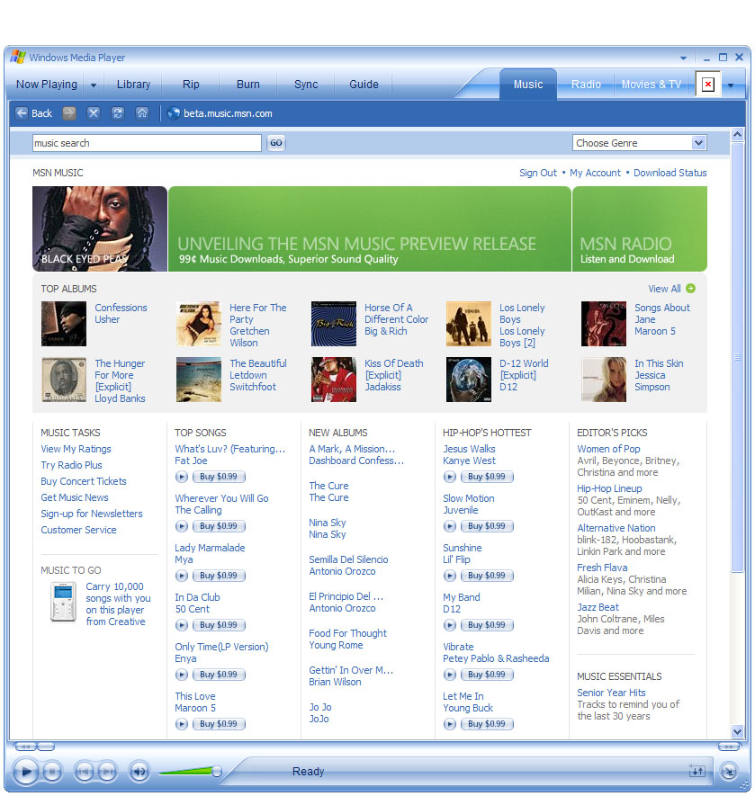 Relativiteitstheorie Ontwikkelen Brig Microsoft Relaunching MSN Music Download Store in UK - RouteNote Blog