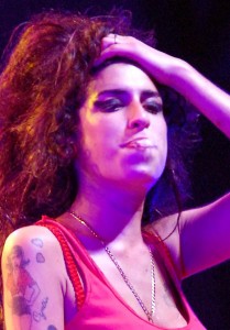 Amy spits into the crowd at the Eden Sessions