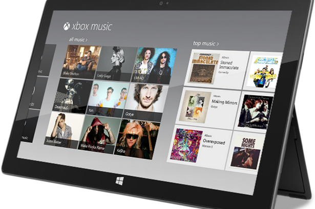 windows xbox music application for windows 8