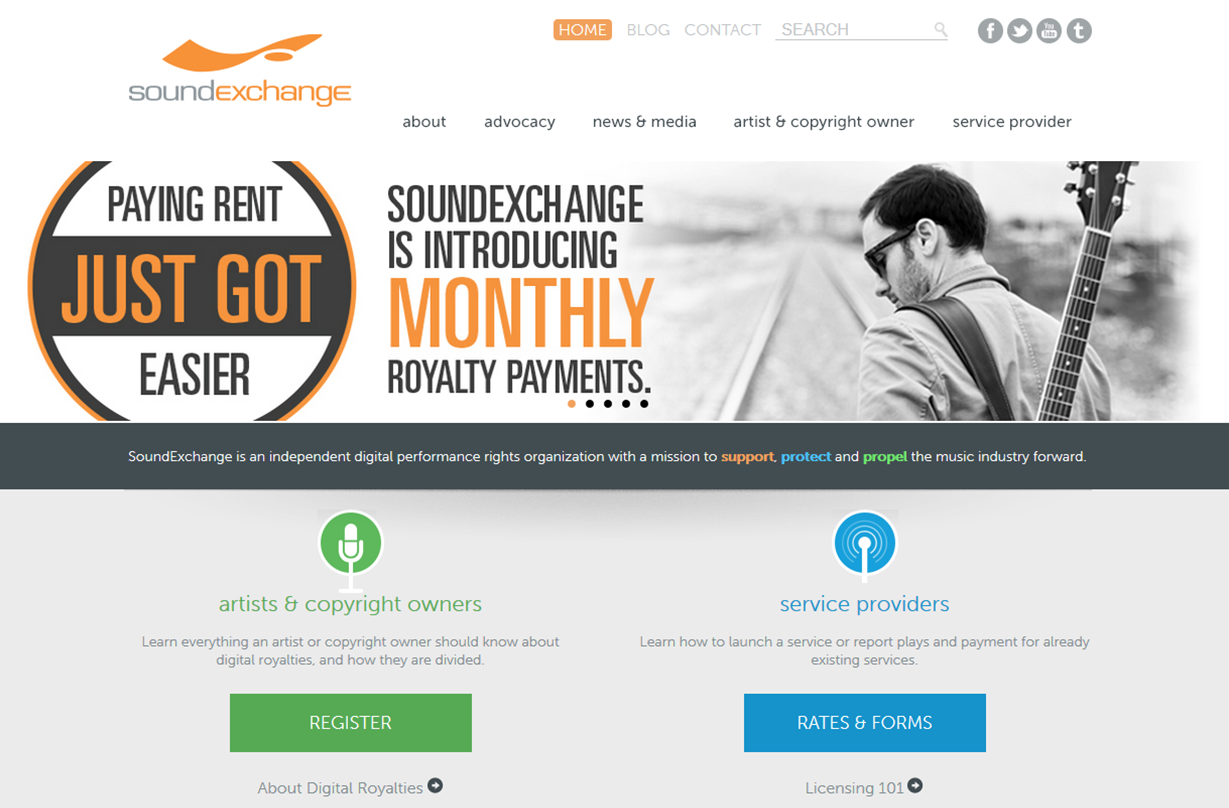 SoundExchange Best Pro in the Music Industry? Now with Monthly Royalty