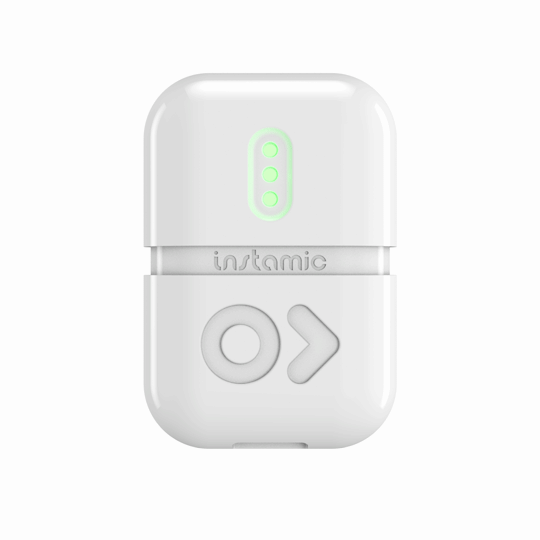 The Instamic Go comes in white and the Pro in black