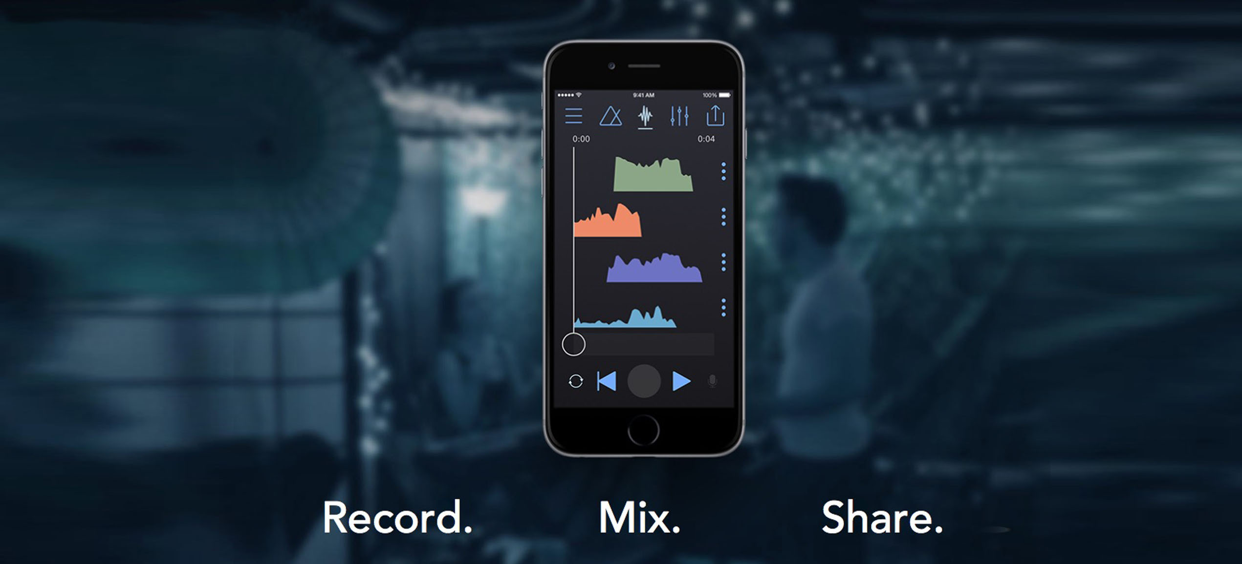 Spire – Free, Four-Track Recording App For iOS