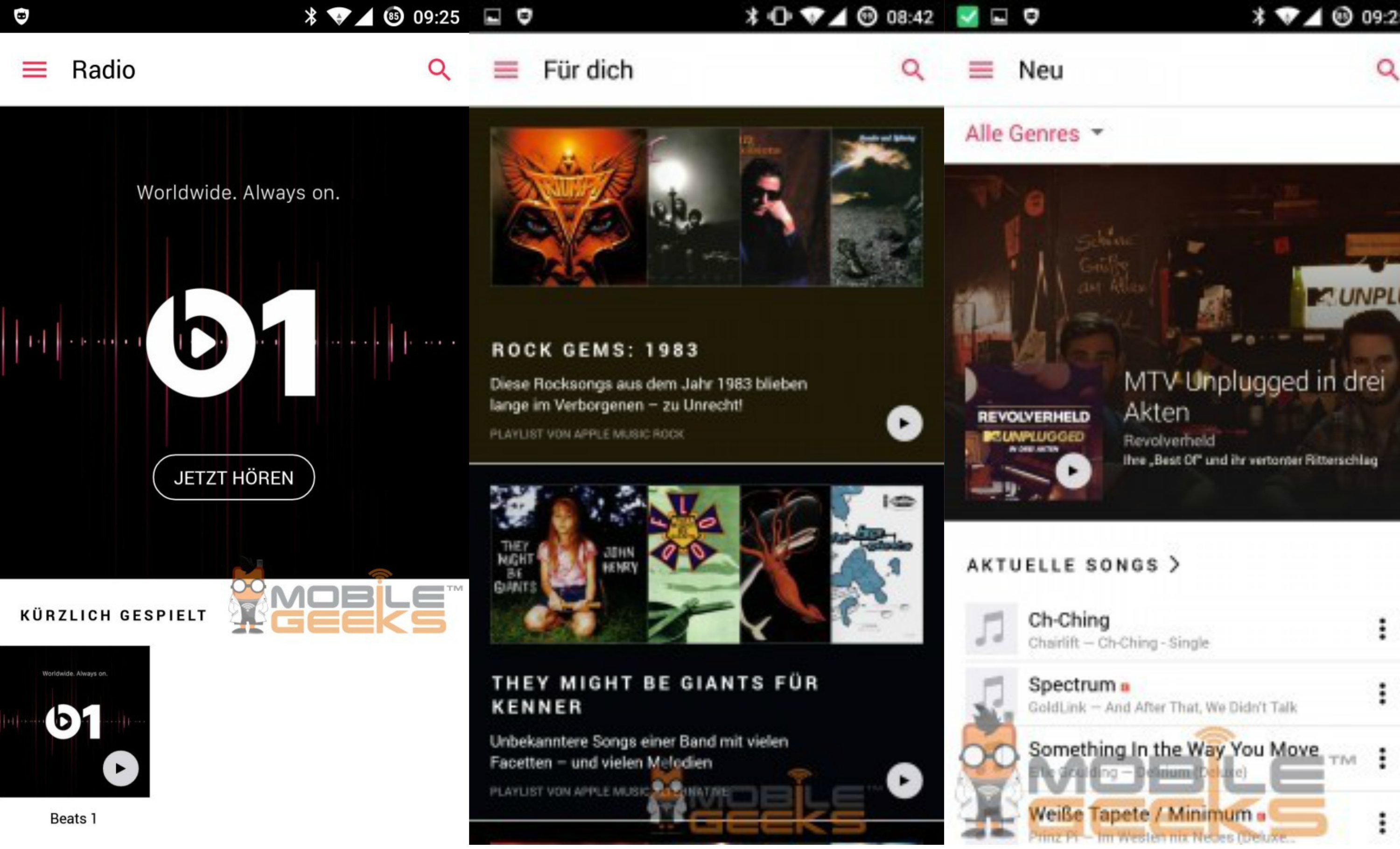 Leaked Screenshots Show Apple Music On Android