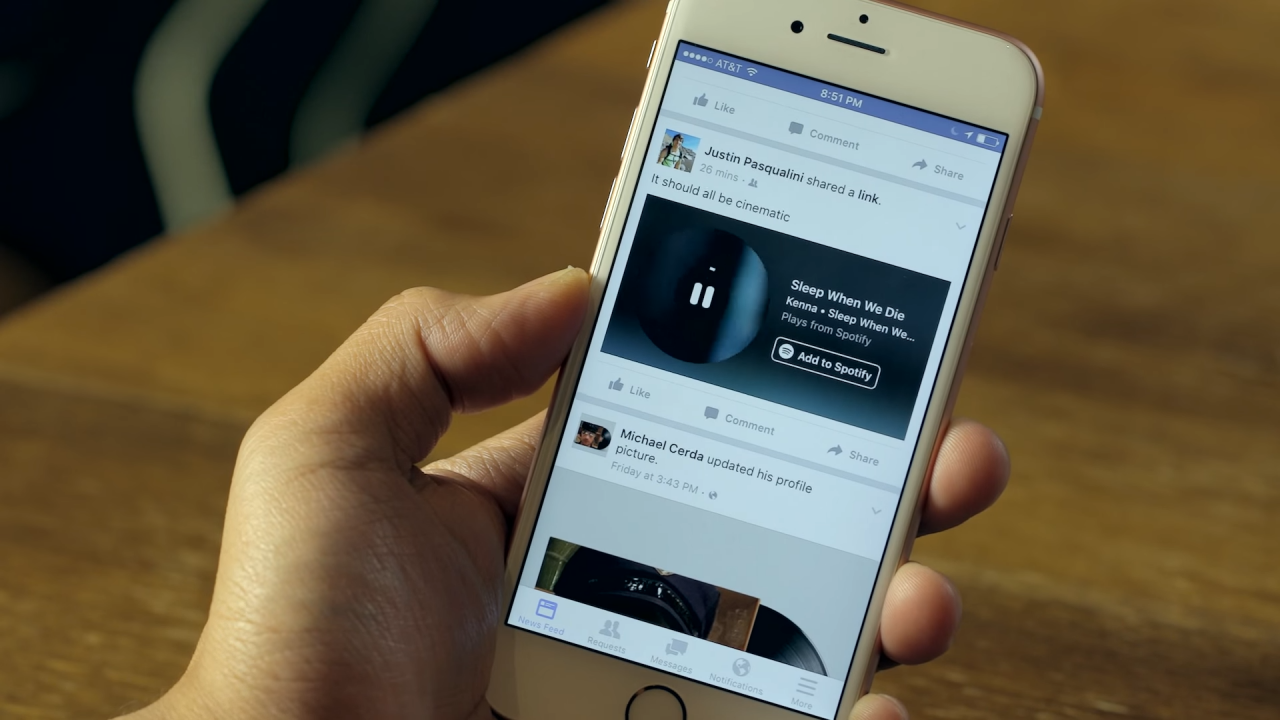 Facebook Add 'Music Stories' From Spotify, Apple Music and iTunes