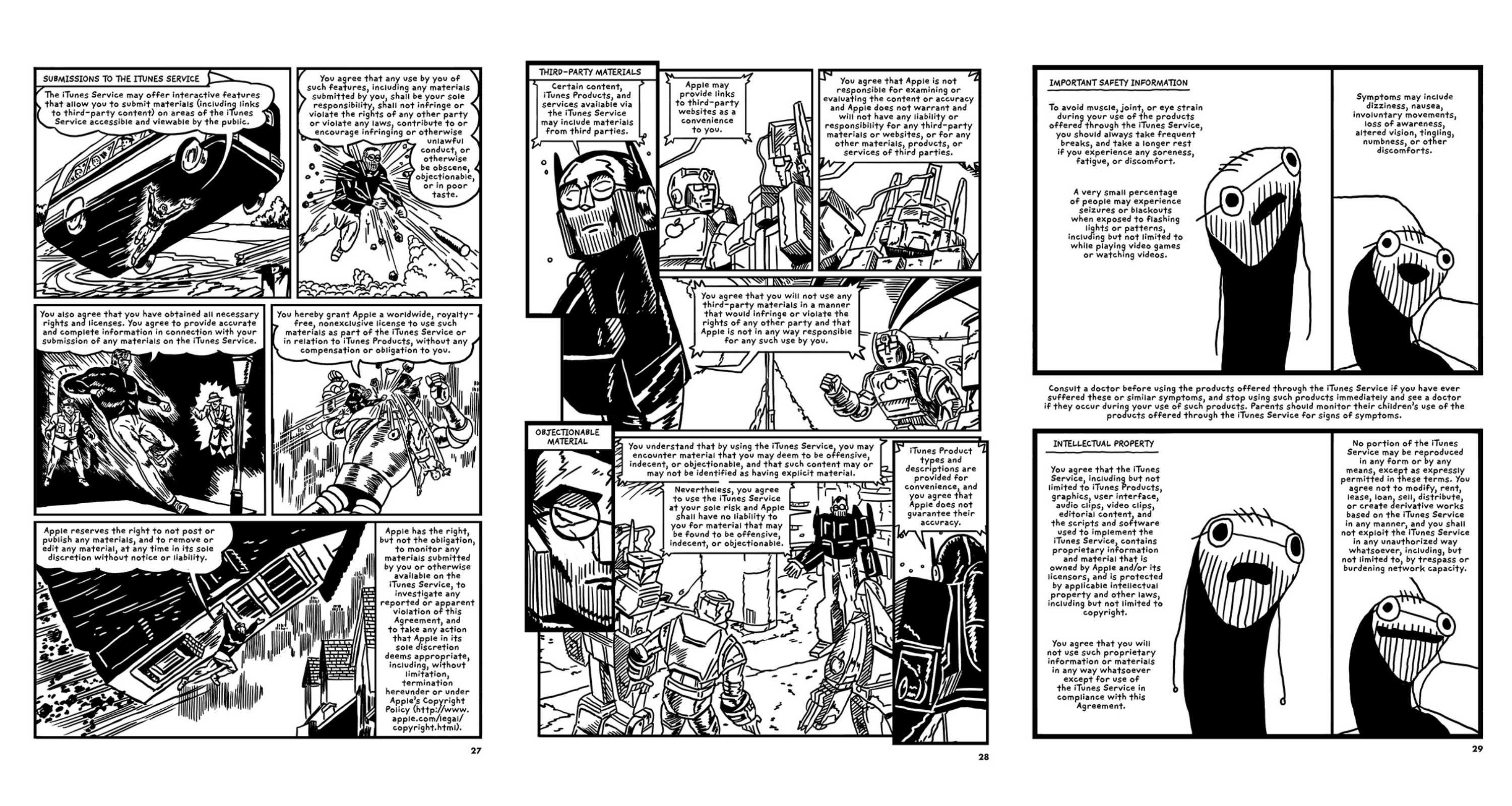 Robert Sikoryak iTunes Terms and Conditions Graphic Novel