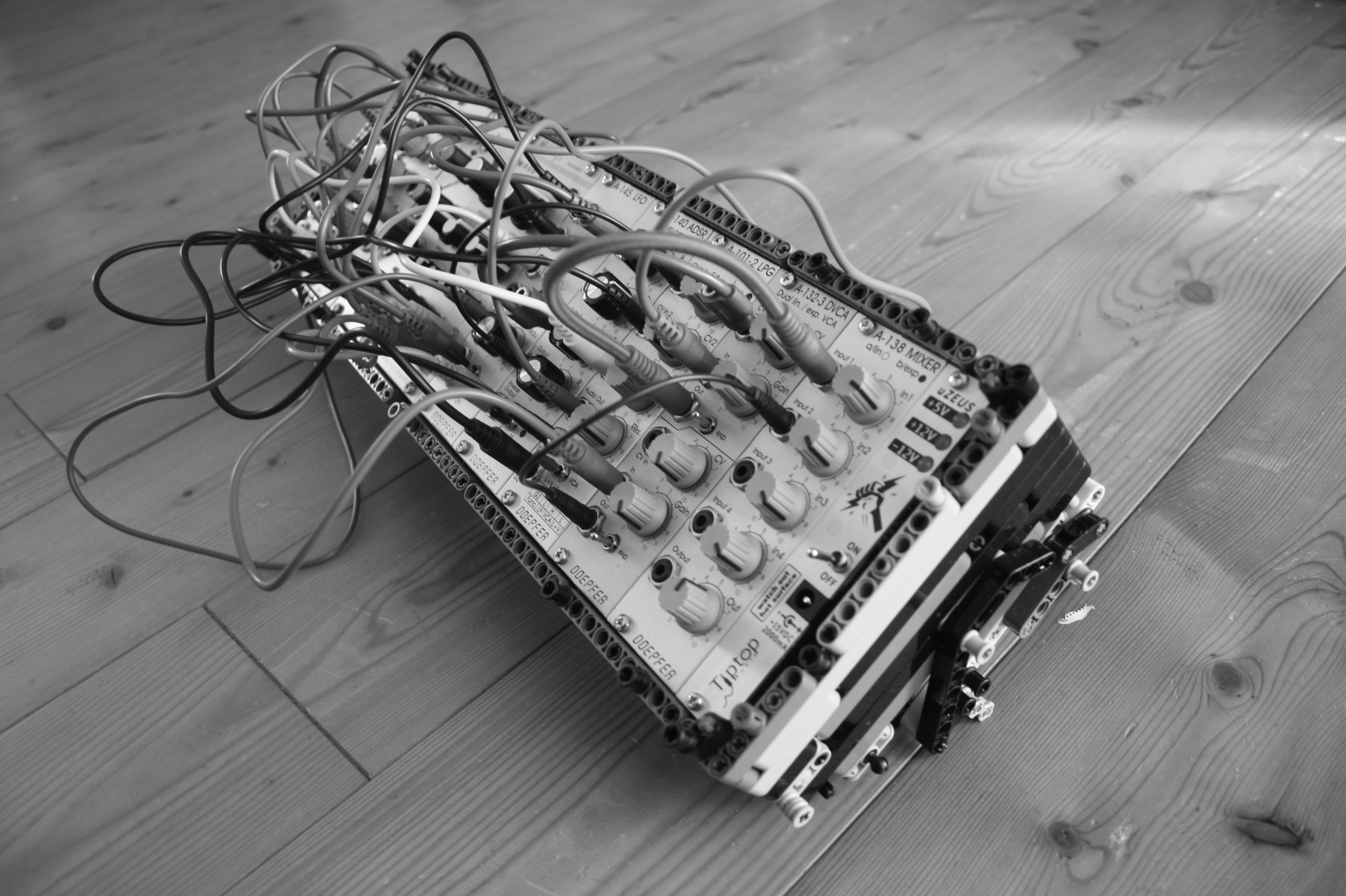 Eurorack Synth Cases Made From Lego