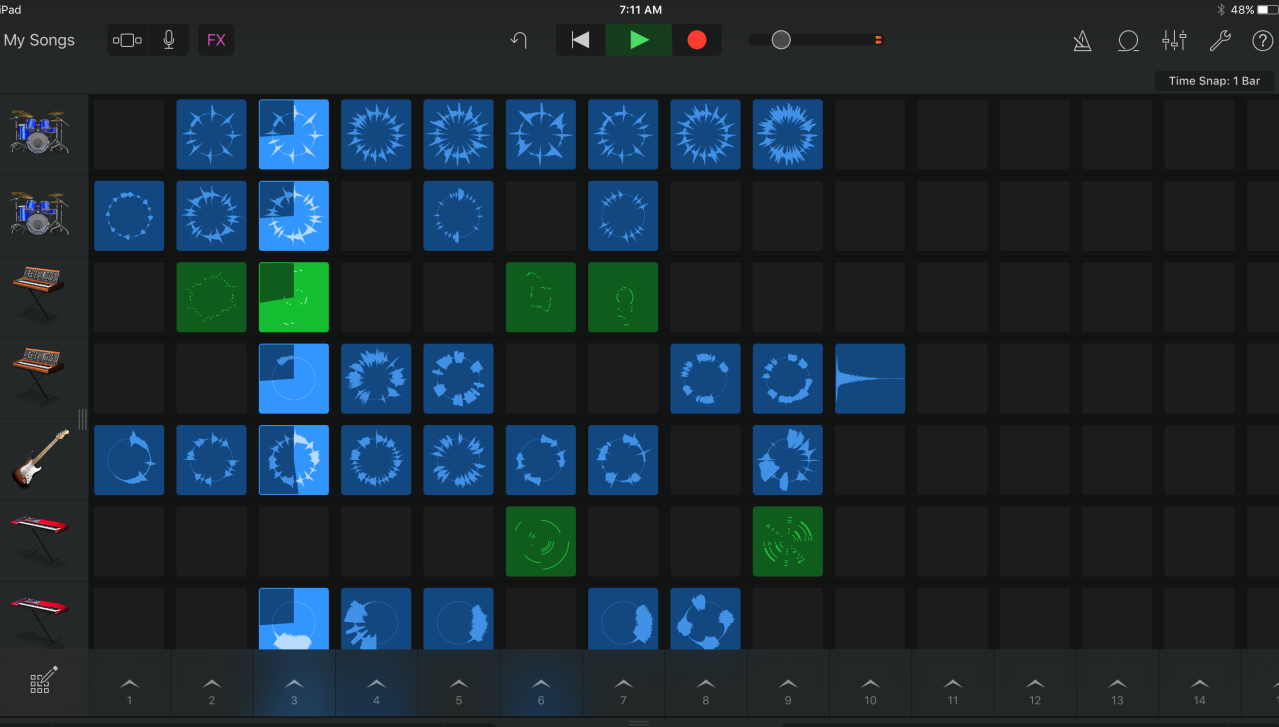 beat pad garageband