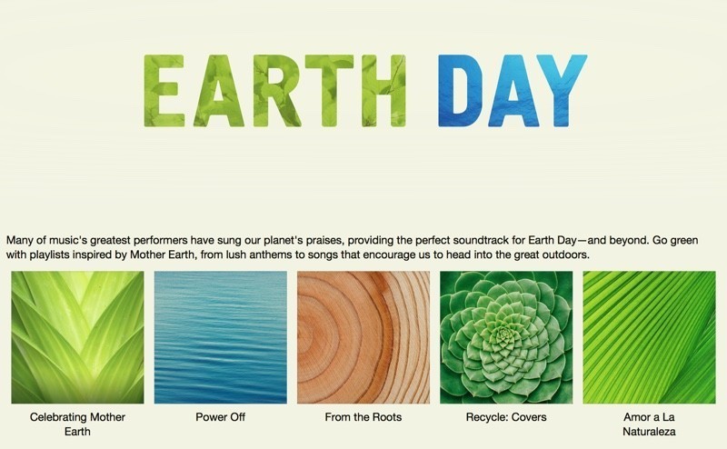 Apple Celebrate Earth Day With New Exclusive Playlists