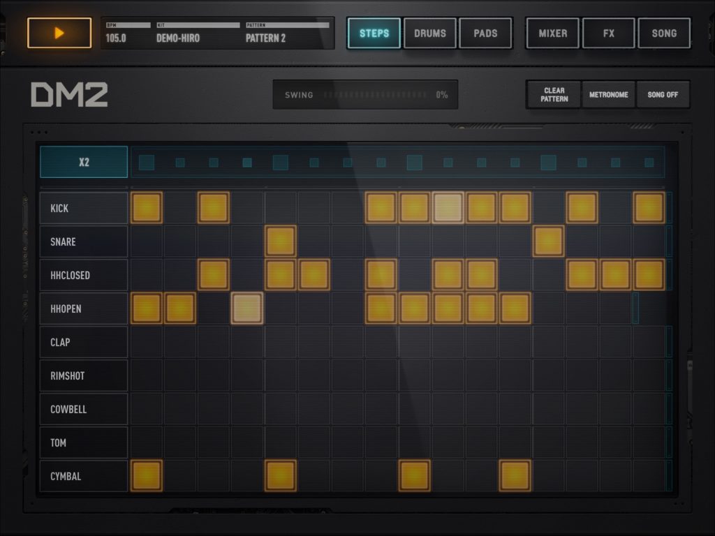 DM2 Is An Exciting New Synthesis Drum Machine For iPad and iPhone
