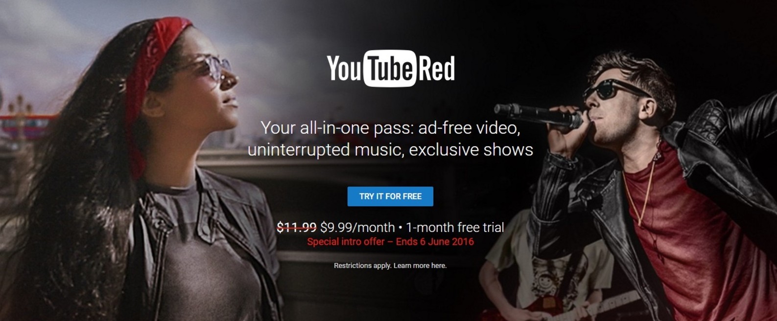 YouTube Red Now In Australia For Ad-Free & Offline Videos