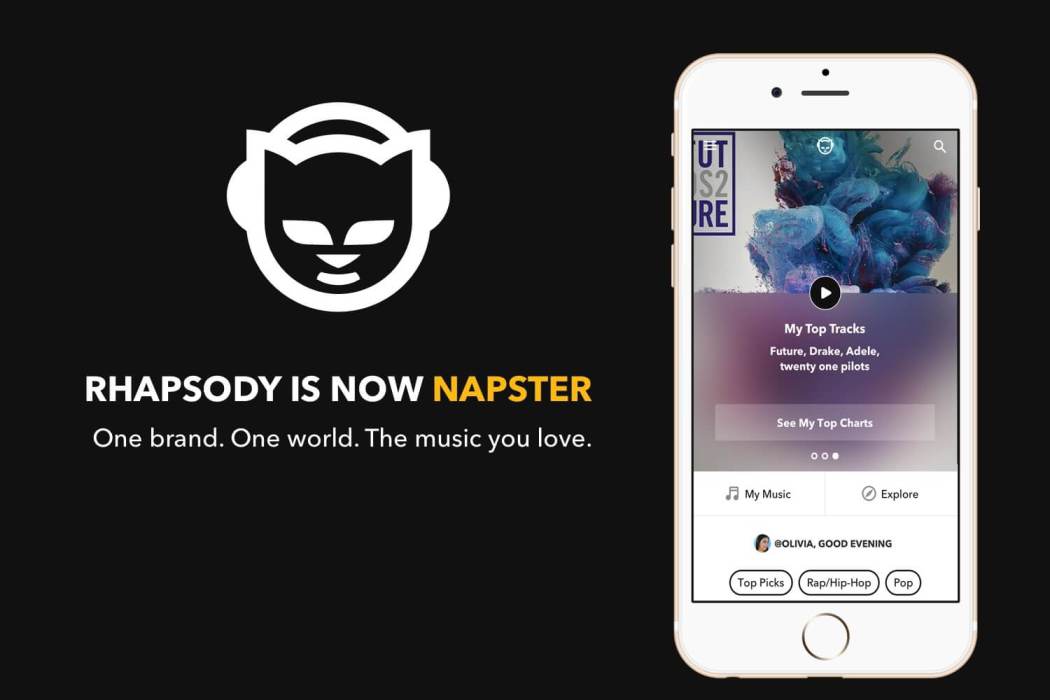 Rhapsody is no more, today Napster officially replaces it