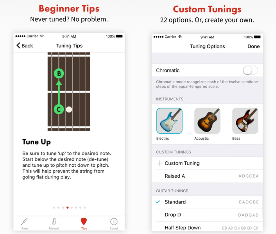 Fender application iOS iPhone