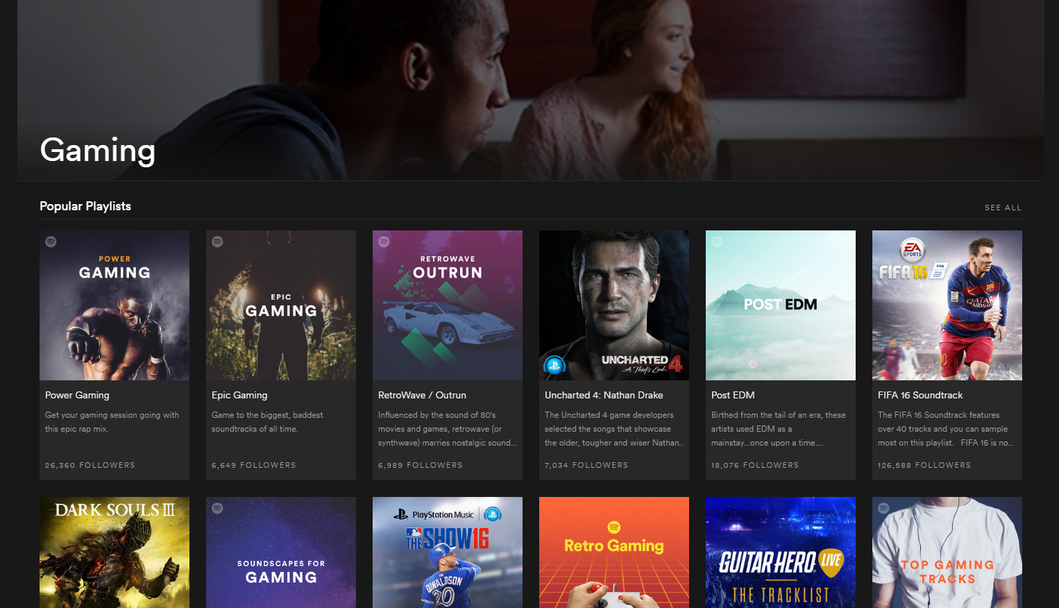 Spotify just launched a place for gaming on their music streaming service