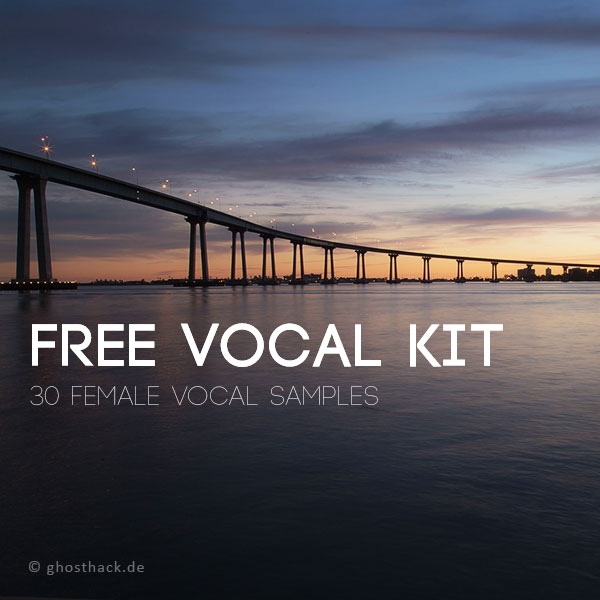 Free high quality female vocal samples from Ghosthack