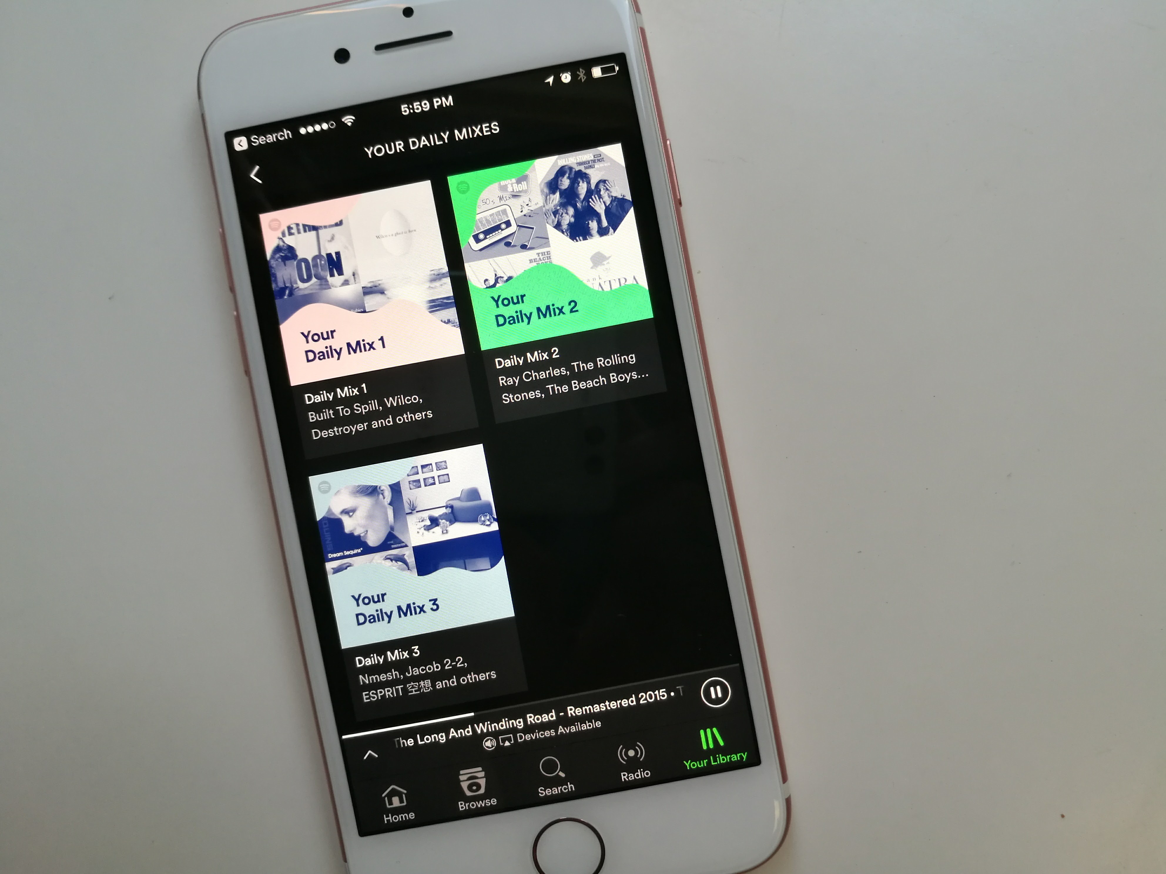 Spotify now offers you personalised playlists every day