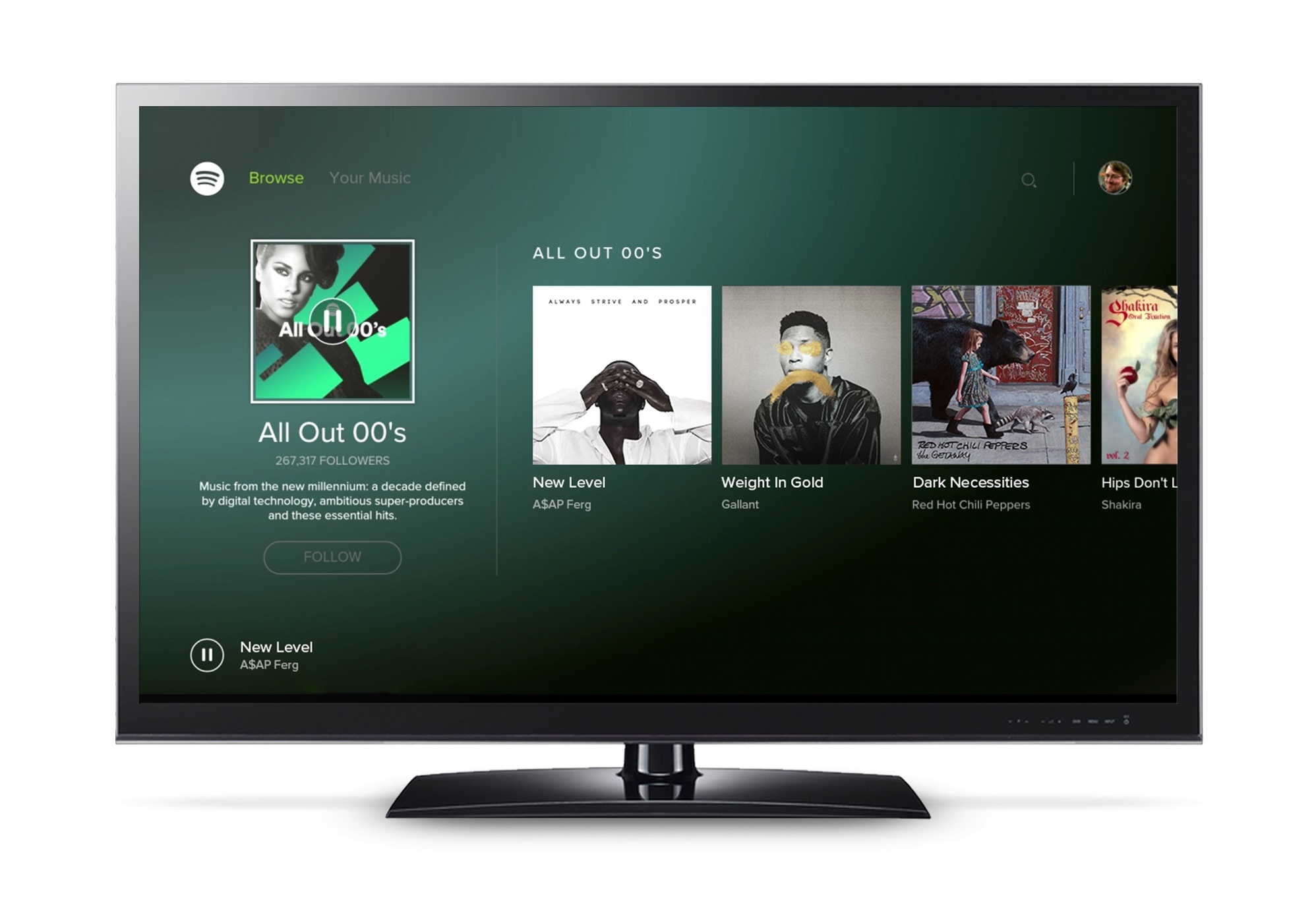 You can finally stream free music on Smart TV’s with Spotify!