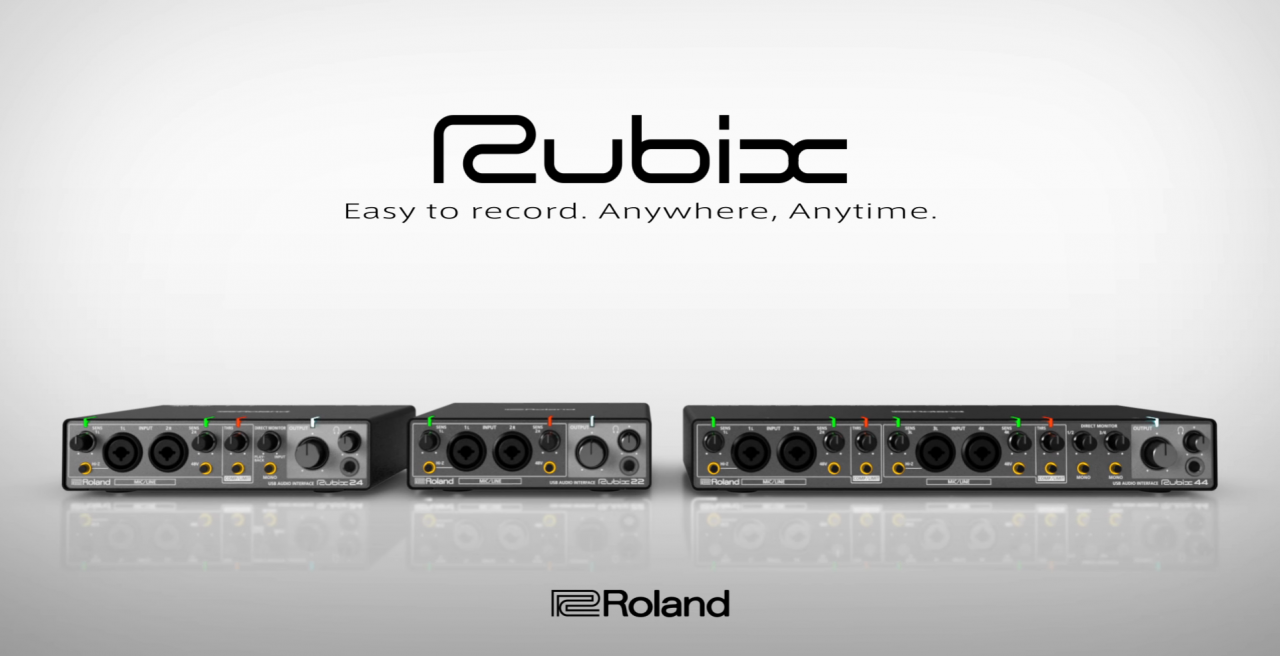 Roland Reveal Brand New Hi Res Usb Interfaces For 17 Rubix Series Routenote Blog