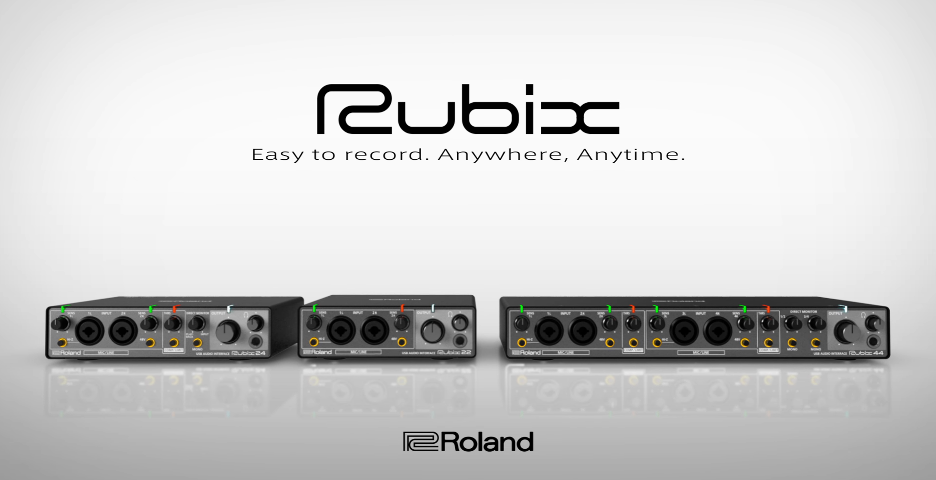 Roland reveal brand new hi-res USB interfaces for 2017 – Rubix series