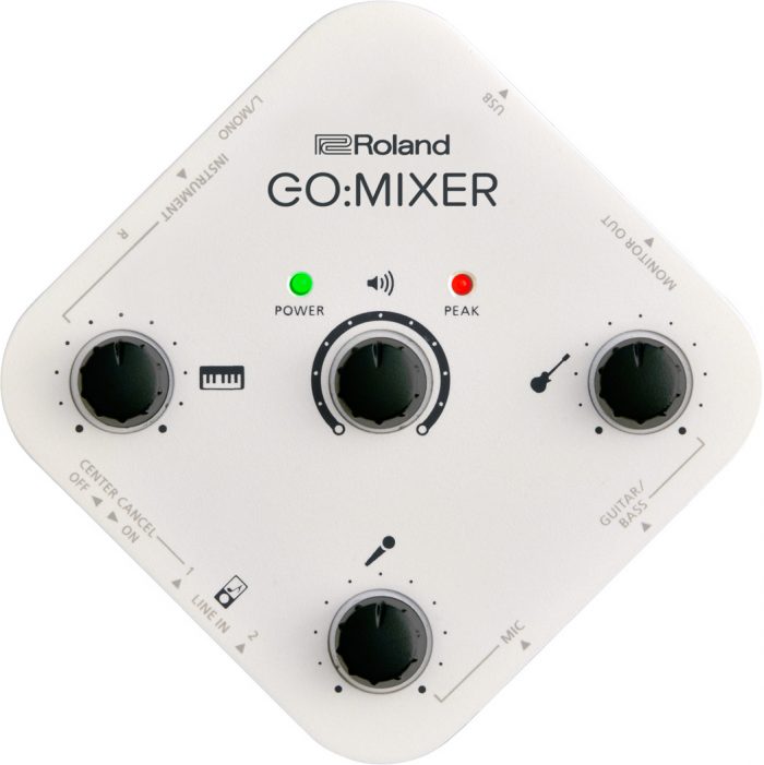 Roland mixer audio interface video recording mixer smartphone video phone mobile