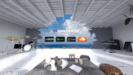 Experience all your favourite music in virtual reality with this FREE app