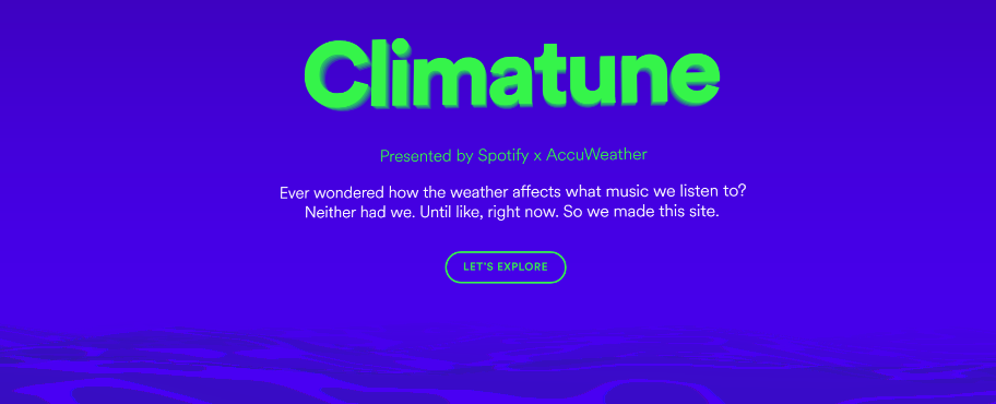 How does the weather affect the music you listen to? Spotify and AccuWeather find out