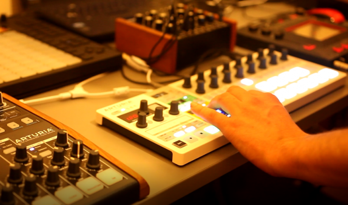 Arturia Beatstep Pro sequencer controller MIDI music equipment drum machine DAW production