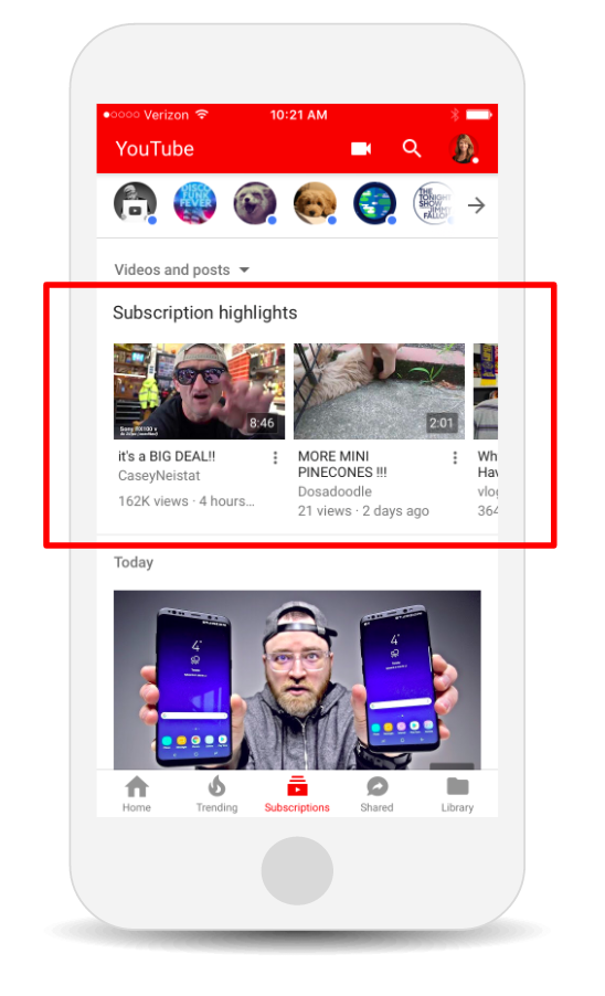 YouTube annotations removed cards end screens update new design fresh look mobile subscriptions highlights new mobile app