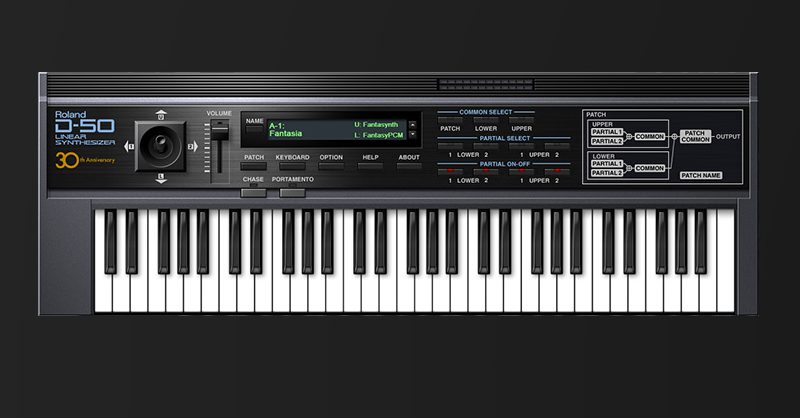 Roland Release D-50 Linear Synthesizer VSTi via Roland Cloud (Sounds of the 80s!)