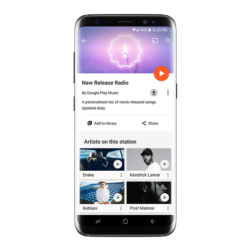 Google Play Music launches a radio station of new releases just for you