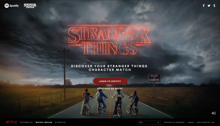 Visit Stranger Things’ ‘The Upside Down’ in Spotify’s new experience
