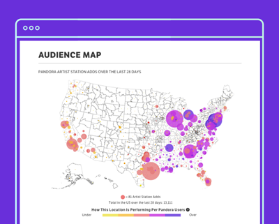 Pandora’s new NBS map reveals where people are loving your music