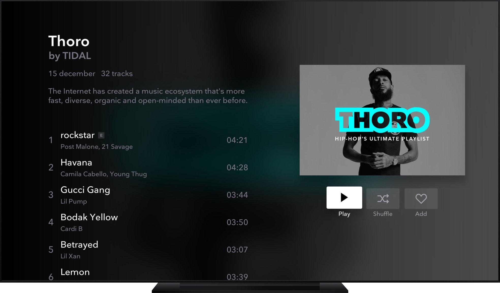 Tidal comes to TV with Apple TV and Android TV support