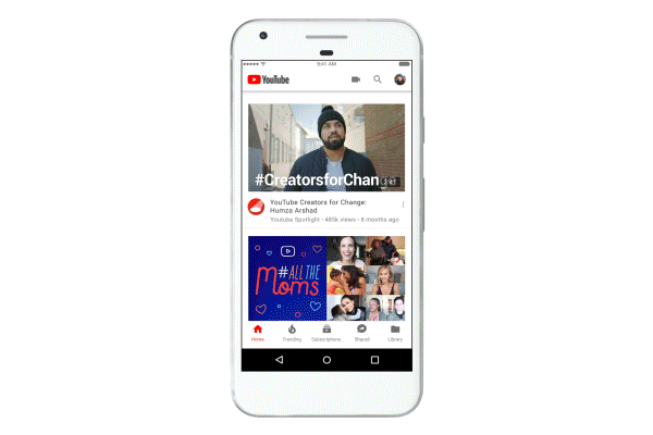 YouTube mobile live streaming update location tagging stream live