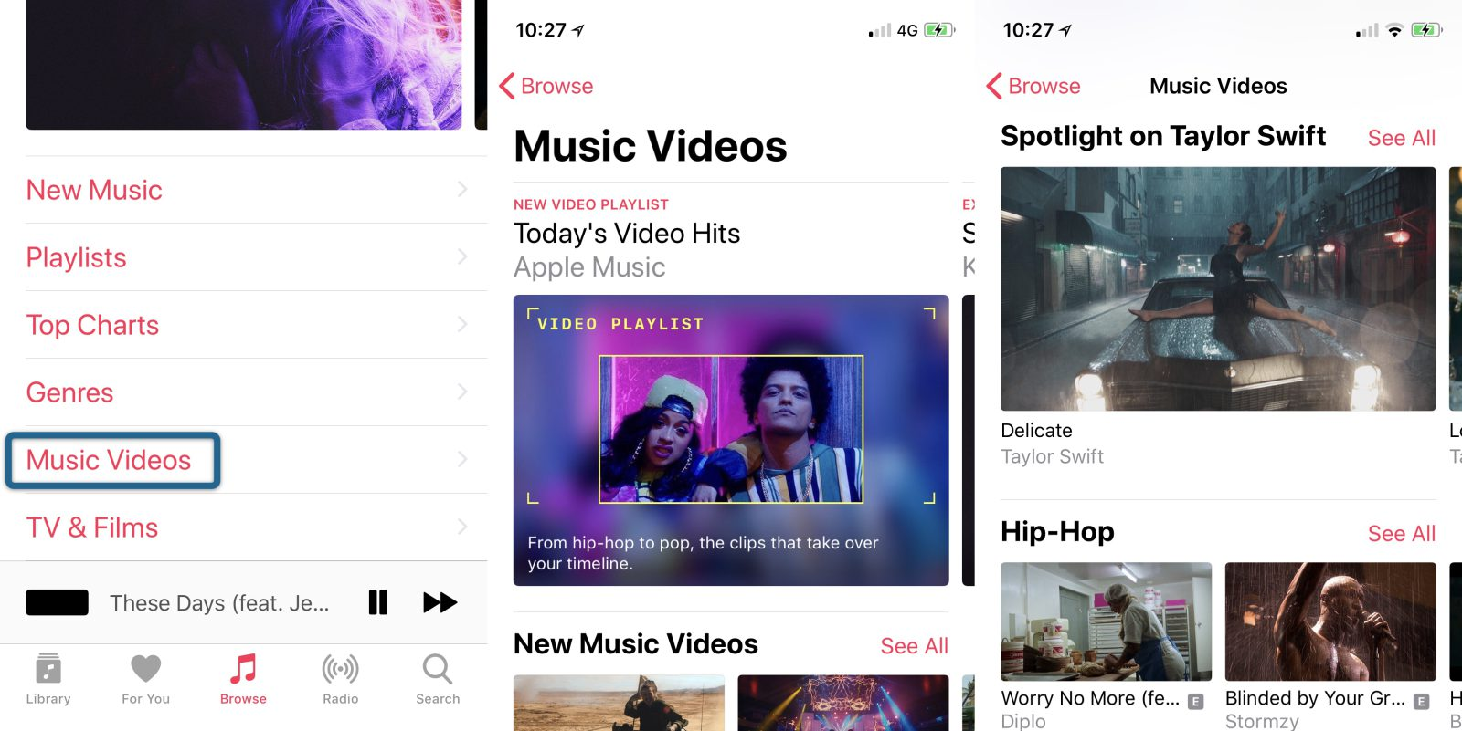 Music videos are now streaming on Apple Music