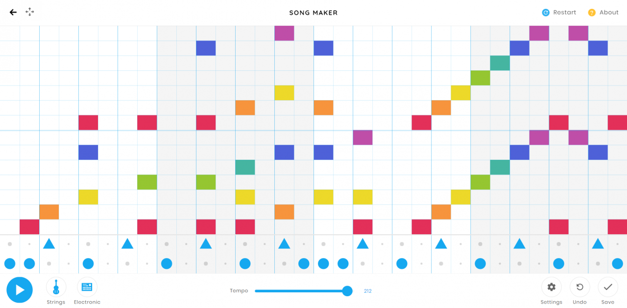 simple and fun with Google's Song Maker 