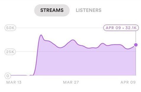 Borrtex artist streaming success Spotify playlist growth new listeners streams