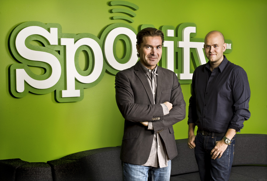 Spotify co-founder just sold $40 million in their stock