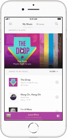 Pandora the drop new music playlists recommended discover new music stream listen