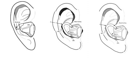 Apple Airpods wireless earbud next generation technology music listening patent biometric sensors