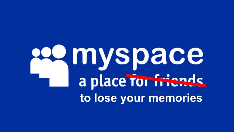 50 million songs have been lost forever by MySpace