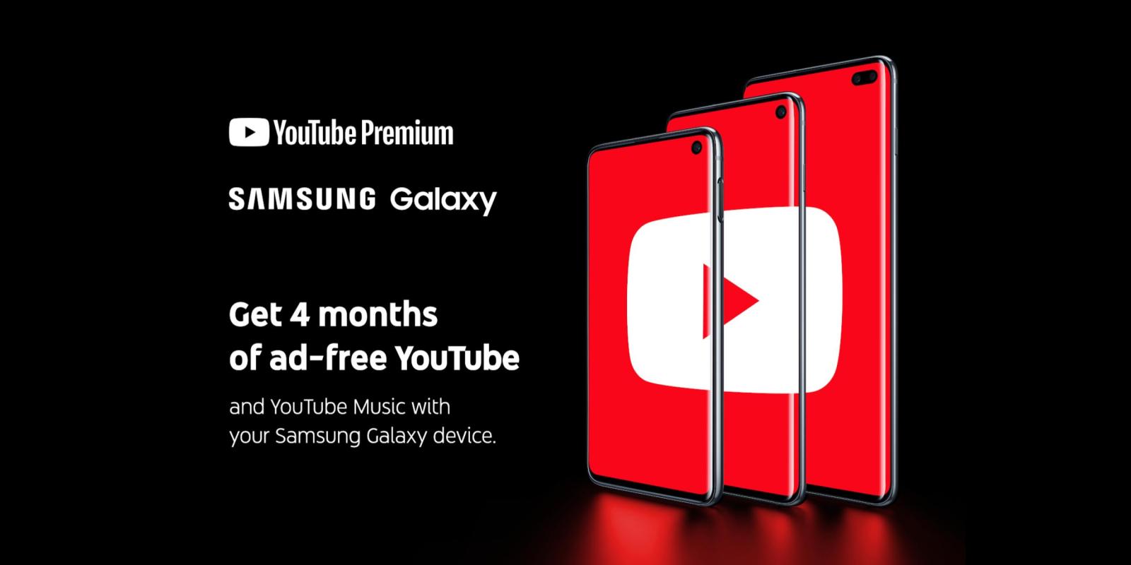 Samsung Galaxy owners are getting free YouTube Premium subscriptions