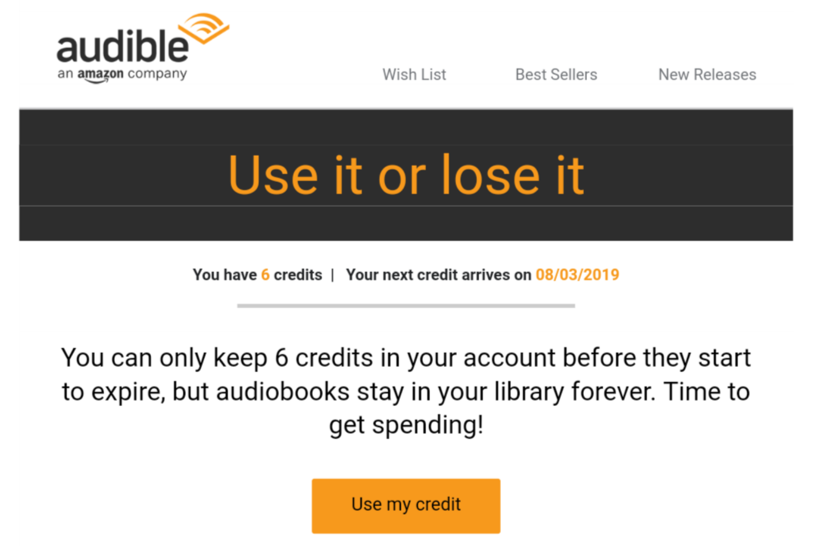Amazon won’t keep you in the dark with Audible credits anymore