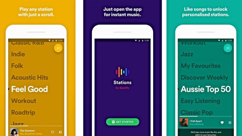 Free Music Streaming in the USA - Spotify Stations App Launched in US