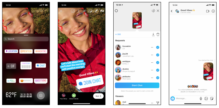 Instagram’s new Chat Stickers wants to get artists talking to their fans
