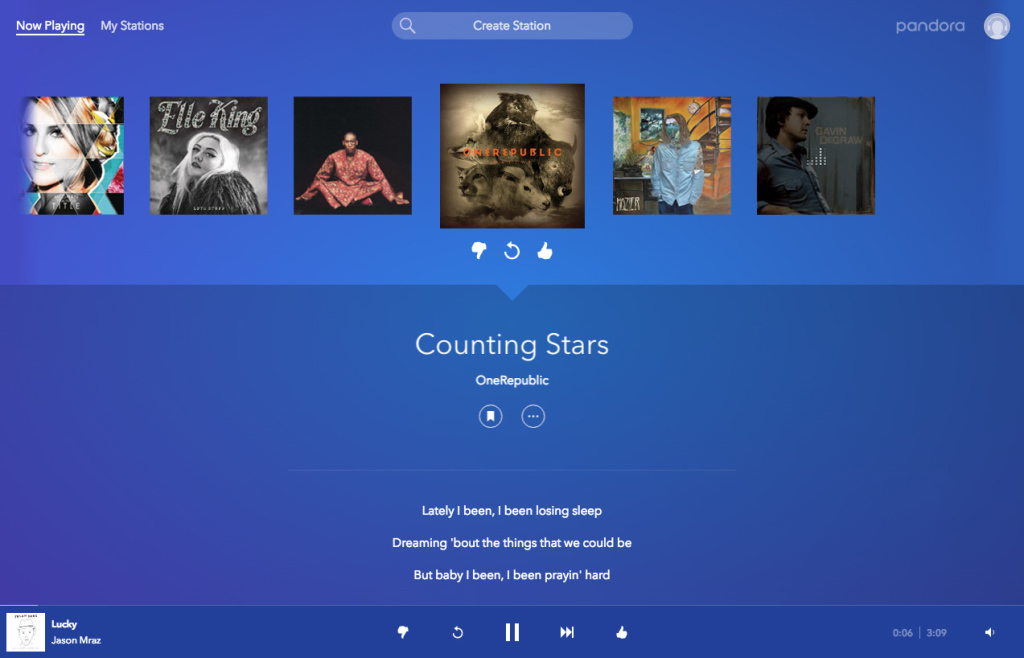 Pandora are being sued for lyrics, by a company who just sued Spotify for $1.6 billion