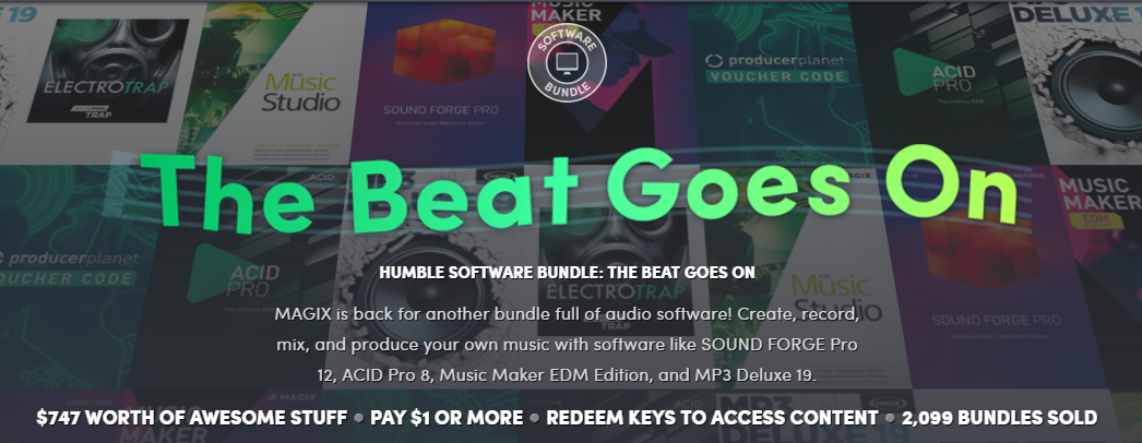 Humble Bundle offers $747 of music software for as little as $1