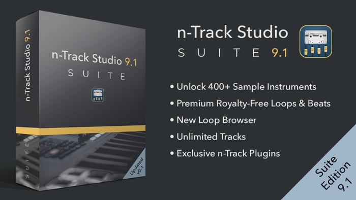 Get n-Track Studio’s feature packed DAW at 40% off