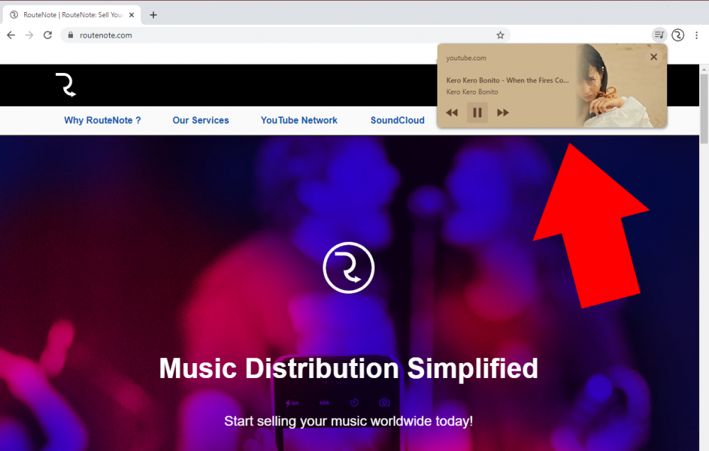 Control your music and videos anywhere with one click on Google Chrome